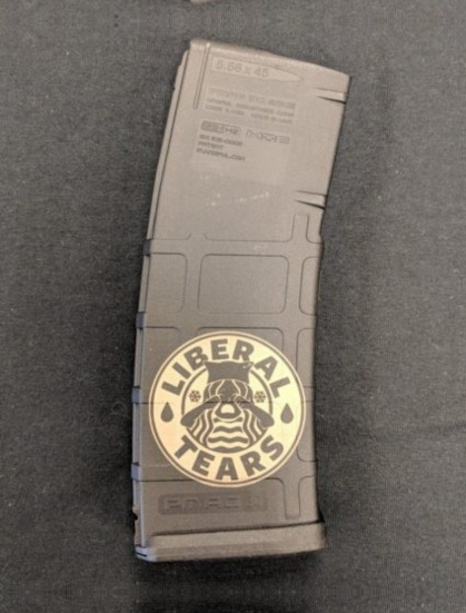 liberal tears laser engraved pmag